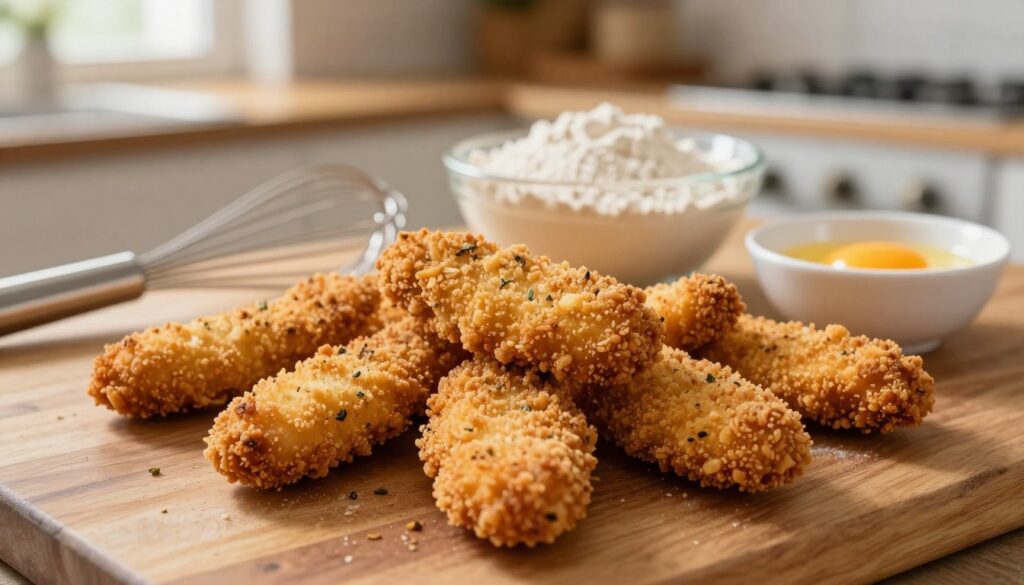 freshly-prepared-homemade-breaded-chicken-tenders