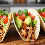 shredded-chicken-tacos-with-avocado-lettuce-and-tomato