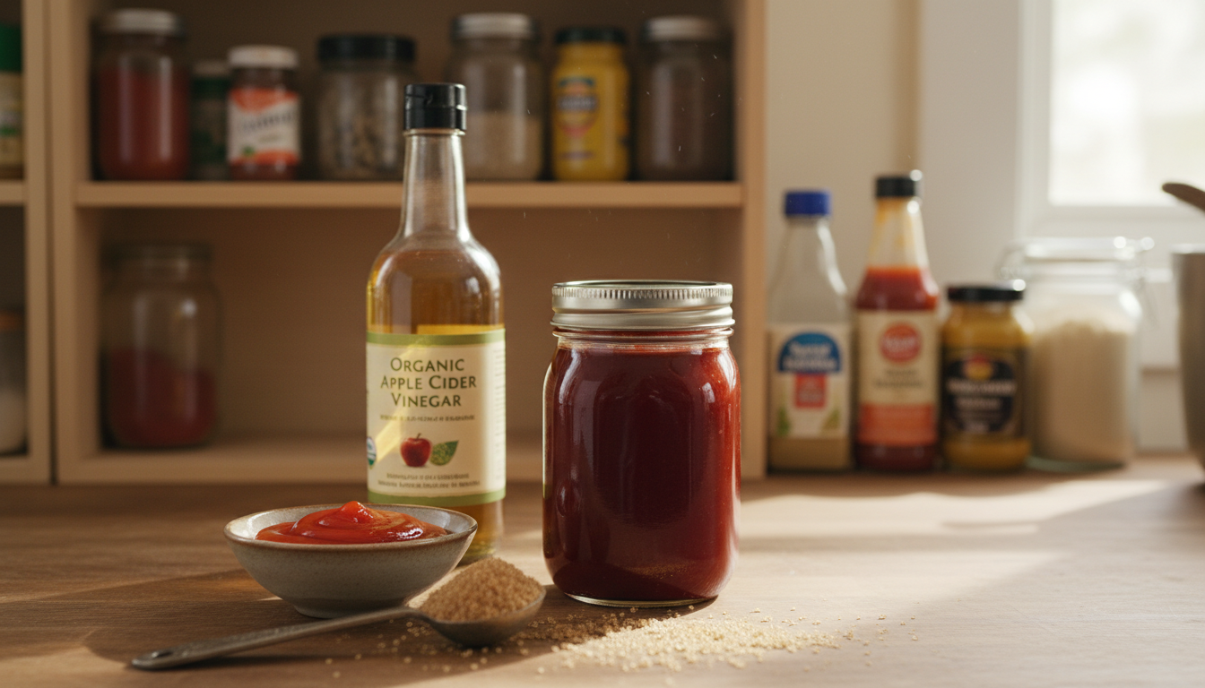 homemade-bbq-sauce-ingredients-ketchup-vinegar-brown-sugar