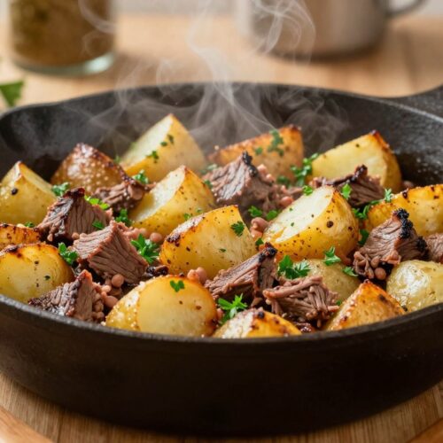 corned-beef-hash-with-crispy-potatoes-and-parsley